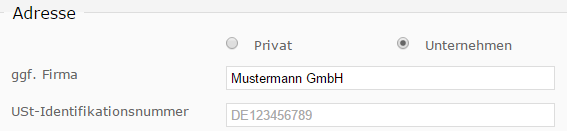 Umsatzsteuer ID