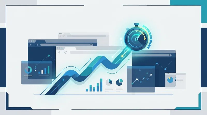 Aufenthaltsdauer als SEO-Faktor: Diagramm zeigt steigende Rankings bei laengerer Verweildauer