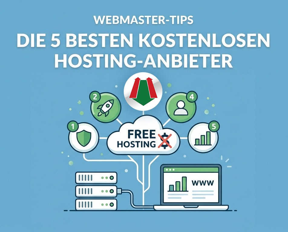 Die 5 besten gratis Hosting-Anbieter (2026)