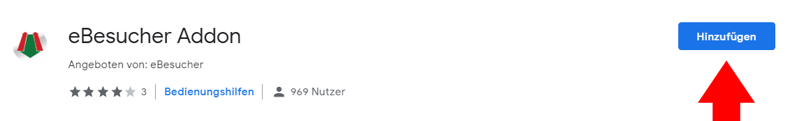 eBesucher Addon in Chrome installieren