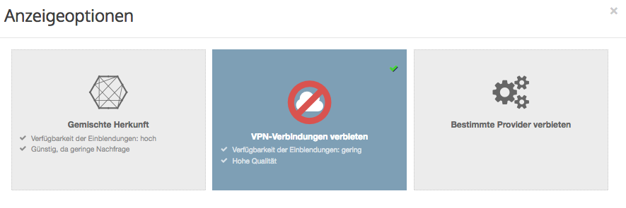 Filterung über den Internet Provider