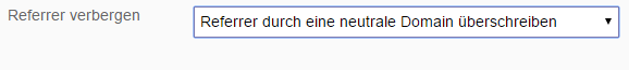 Referrer anonymisieren