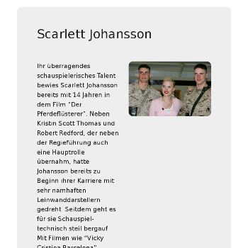 Scarlett Johansson - Medien & Nachrichten
