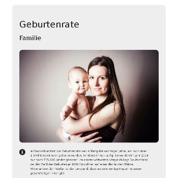 Geburtenrate - Familie & Partnerschaft