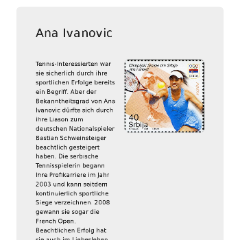 Ana Ivanovic - Medien & Nachrichten