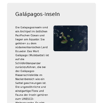 Galápagos-Inseln - Kunst & Kultur