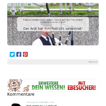 Fragt der Schotte seinen Kumpel: "Warum steht dein Freund denn stundenlang an der Ampel?" - Fun & Unterhaltung