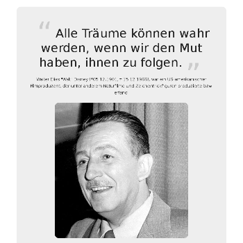 Alle Träume können wahr werden, wenn wir den Mut haben, ihnen zu folgen. - Sonstiges