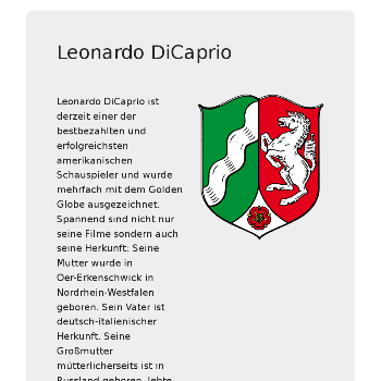 Leonardo DiCaprio - Medien & Nachrichten