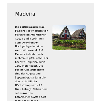 Madeira - Kunst & Kultur