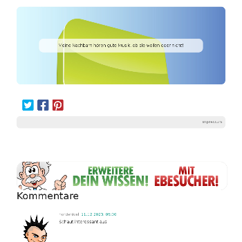 Meine Nachbarn hören gute Musik, ob sie wollen oder nicht! - Fun & Unterhaltung