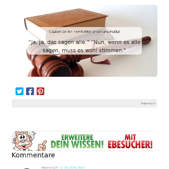 "Glauben Sie mir, Herr Richter, ich bin unschuldig!" - Fun & Unterhaltung