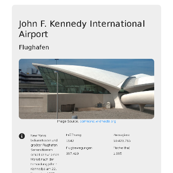 John F. Kennedy International Airport - Sonstiges