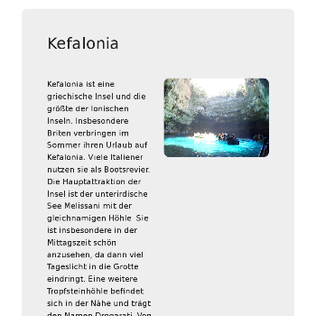 Kefalonia - Kunst & Kultur