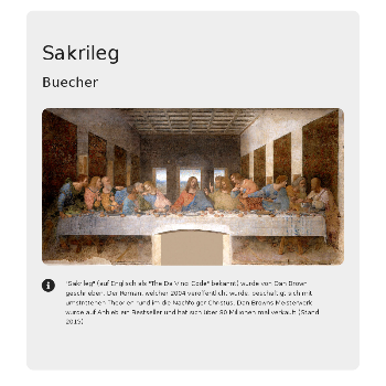 Sakrileg - Zeitschriften & Bücher