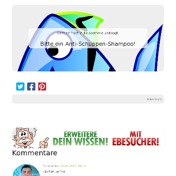 Geht ein Fisch in die Apotheke und sagt: - Fun & Unterhaltung