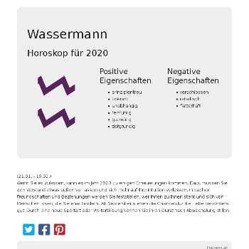 Wassermann - Gesundheit & Wellness